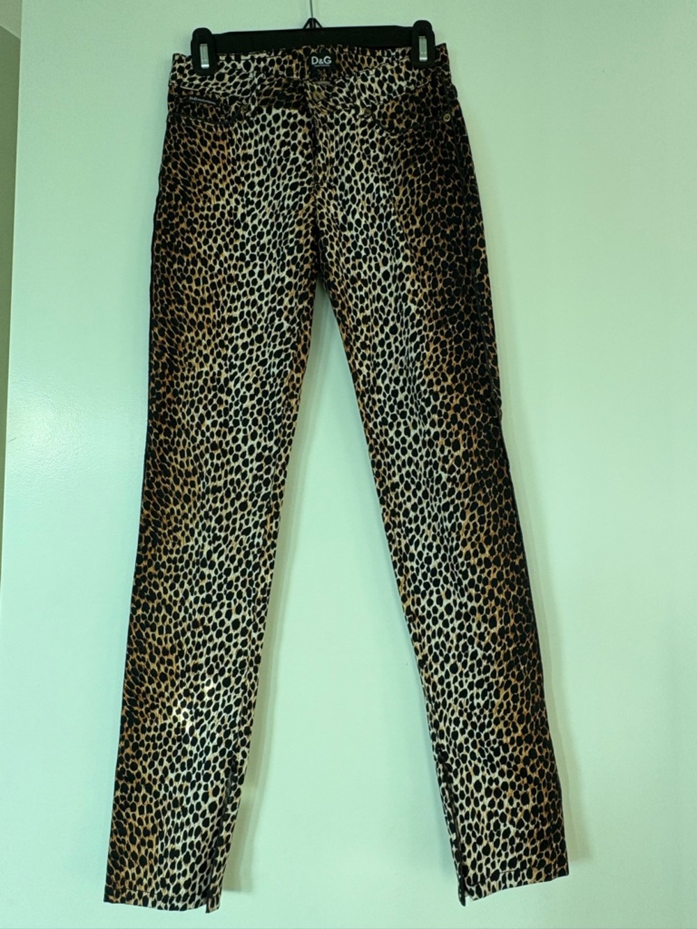 Vintage Dolce & Gabbana leopard jeans